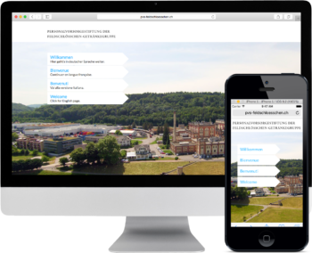 PVS Feldschlösschen auf Desktop und Mobile