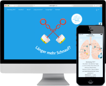 Atemweg2017 auf Desktop und Mobile