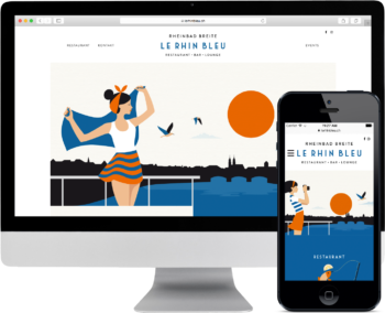 Le Rhin Bleu auf Desktop und Mobile